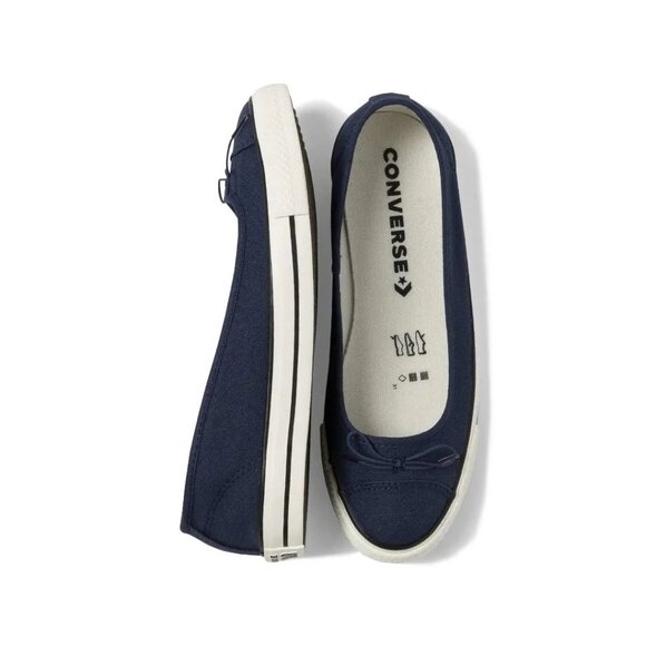 CONVERSE Chuck Taylor All Star Dainty Ballerina Slip-On Navy Womens Size 8 NEW - Picture 11 of 12